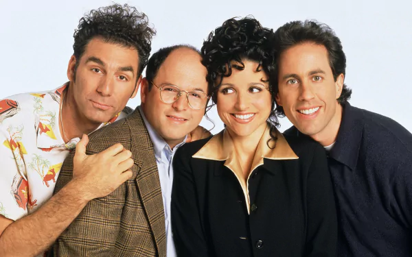 Jason Alexander Michael Richards Julia Louis-Dreyfus Jerry Seinfeld TV Show Seinfeld HD Desktop Wallpaper | Background Image