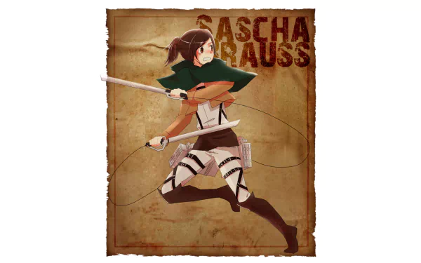 Sasha Blouse Anime Attack on Titan HD Desktop Wallpaper | Background Image