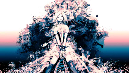 Rin Kagamine Anime Vocaloid HD Desktop Wallpaper | Background Image