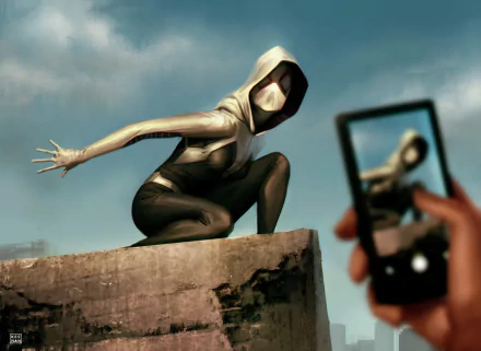 Comic Spider-Gwen HD Desktop Wallpaper | Background Image