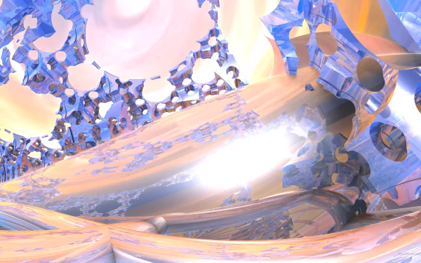  Cloud City - 3d Fractal Art