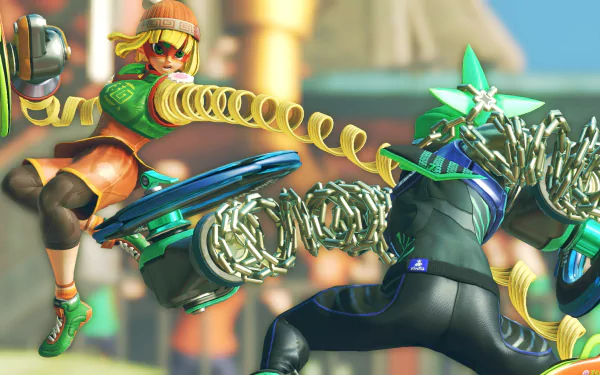 Ninjara (Arms) Min Min (Arms) video game Arms HD Desktop Wallpaper | Background Image