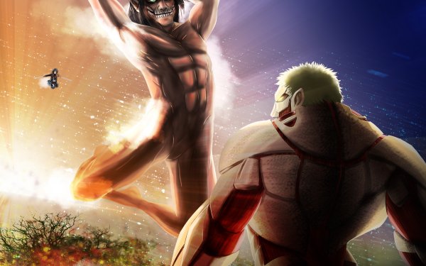 Anime Attack On Titan Mikasa Ackerman Eren Yeager Reiner Braun Shingeki No Kyojin HD Wallpaper | Background Image