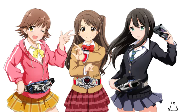 Rin Shibuya Uzuki Shimamura Mio Honda Anime The iDOLM@STER Cinderella Girls HD Desktop Wallpaper | Background Image