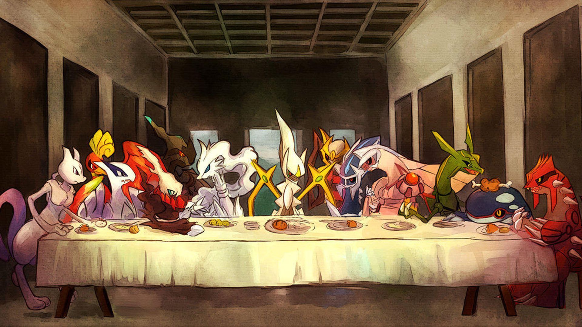 palkia and dialga wallpaper