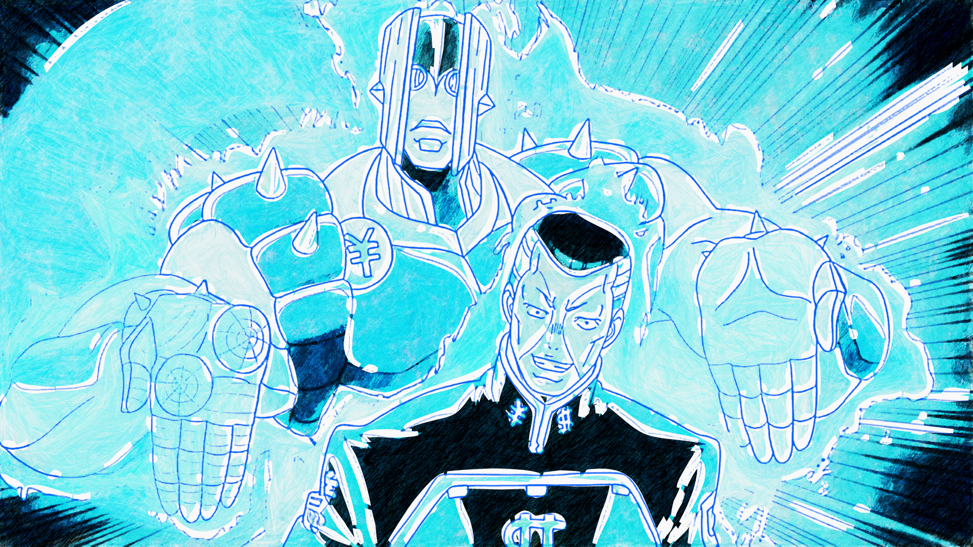 Download The Hand (Jojo's Bizarre Adventure) Okuyasu Nijimura Anime Jojo's Bizarre Adventure HD Wallpaper by Terumi Nishii