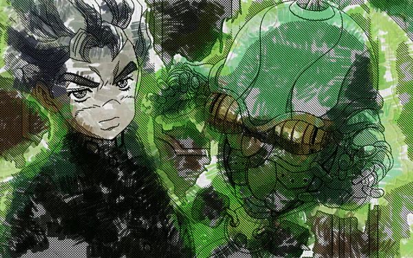 Echoes (Jojo's Bizarre Adventure) Koichi Hirose Anime Jojo's Bizarre Adventure HD Desktop Wallpaper | Background Image