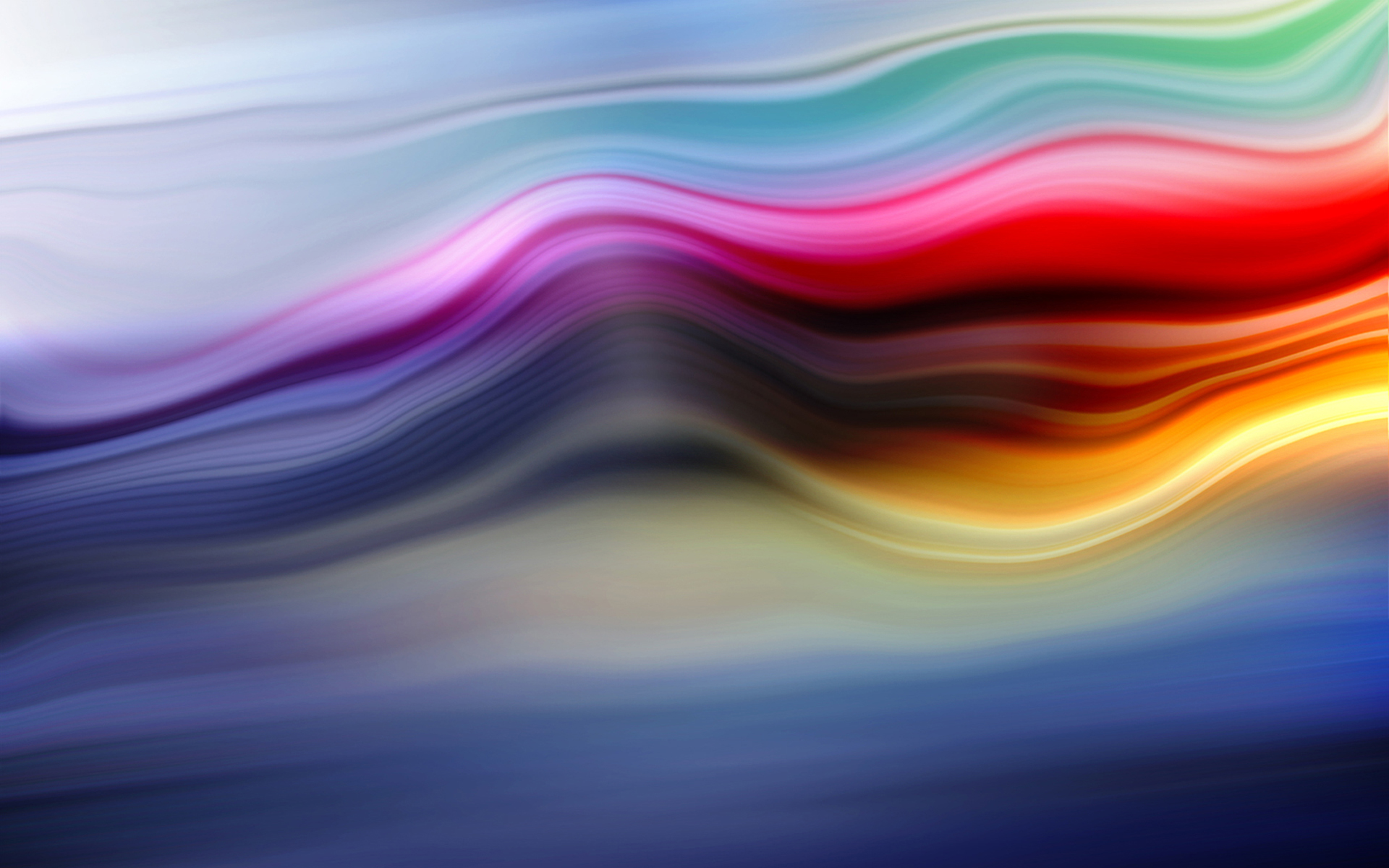 colorful wave wallpaer