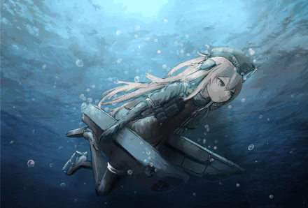 U-511 (Kancolle) Anime Kantai Collection HD Desktop Wallpaper | Background Image