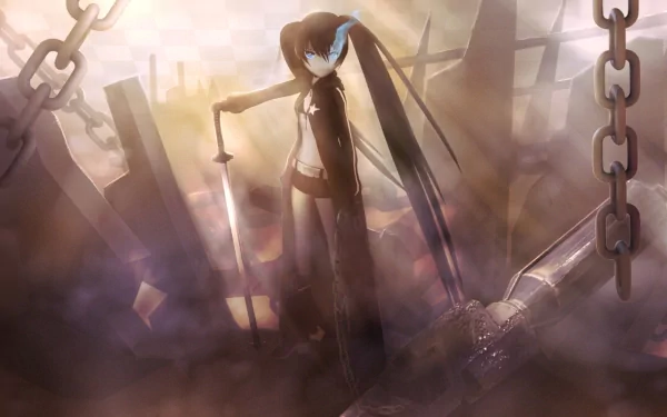 cute Anime Black Rock Shooter cute anime HD Desktop Wallpaper | Background Image