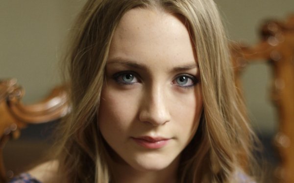 Celebrity Saoirse Ronan Actresses Ireland Actress Blonde Blue Eyes Face HD Wallpaper | Background Image