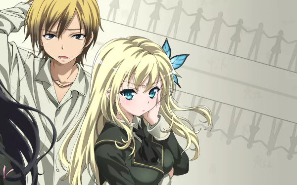 HD anime desktop wallpaper featuring Yozora Mikazuki, Sena Kashiwazaki, and Kodaka Hasegawa from Boku Wa Tomodachi Ga Sukunai in a stylish, detailed art style.