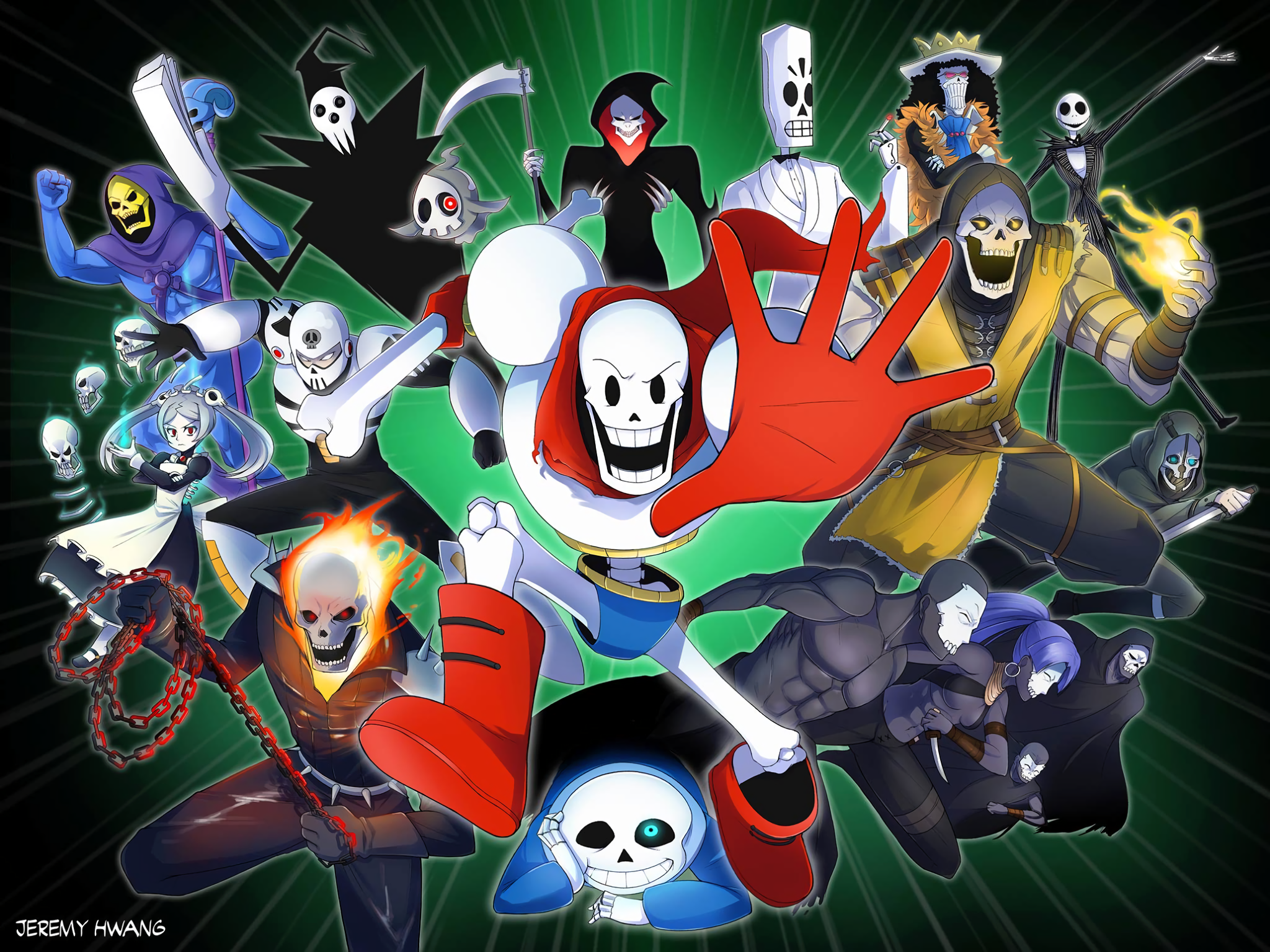 Skeleton Party HD Wallpaper | Background Image | 2048x1535 | ID:840549