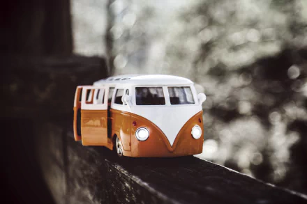 Volkswagen bokeh van man made toy HD Desktop Wallpaper | Background Image