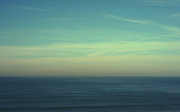 Earth Ocean Minimalist Sky HD Wallpaper | Background Image