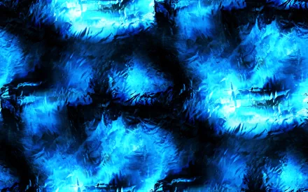 An abstract, blue-themed HD desktop wallpaper featuring a dynamic, brush-stroke pattern, creating a vibrant and energetic background.