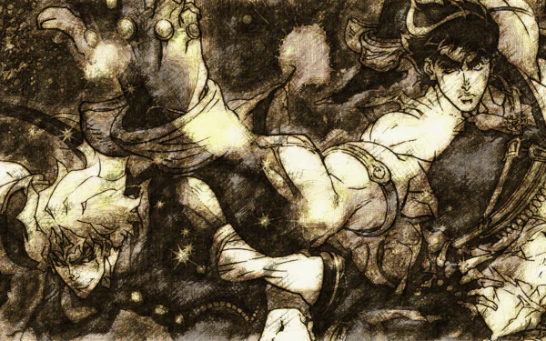 Dio Brando Jonathan Joestar Anime Jojo's Bizarre Adventure HD Desktop Wallpaper | Background Image