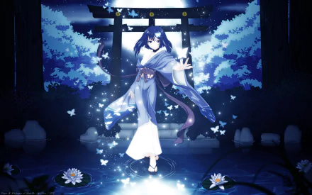 Hatou Yumei Anime Akai Ito HD Desktop Wallpaper | Background Image
