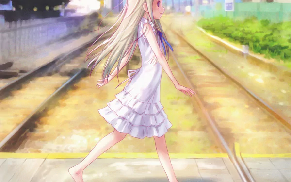 Meiko Honma Anime Anohana HD Desktop Wallpaper | Background Image
