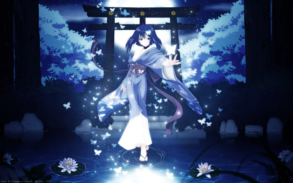 Hatou Yumei Anime Akai Ito HD Desktop Wallpaper | Background Image