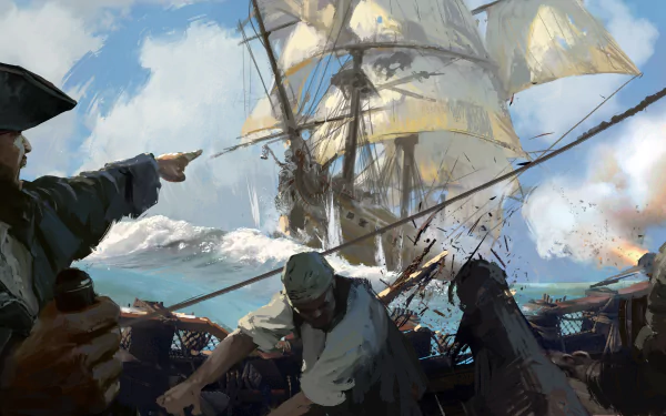 pirate pirate ship video game Skull and Bones HD Desktop Wallpaper | Background Image