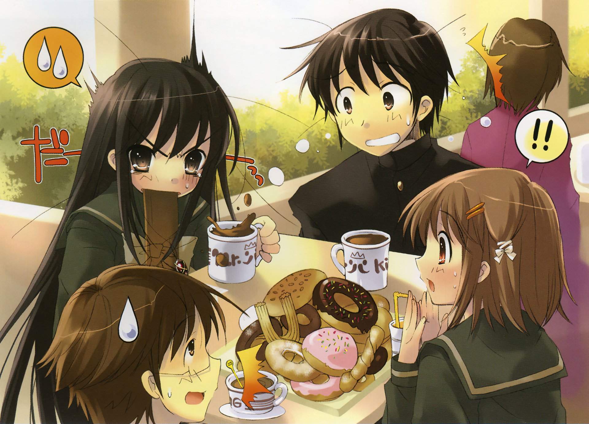 Download Kazumi Yoshida Shana (Shakugan No Shana) Yūji Sakai Hayato Ike Anime Shakugan No Shana HD Wallpaper by Ito Noizi