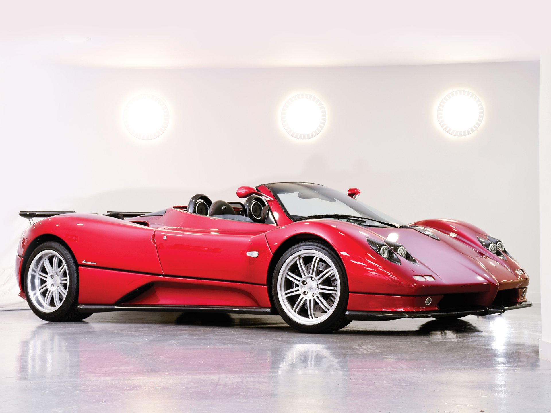Download Car Supercar Pagani Pagani Zonda C12 Roadster Vehicle Pagani Zonda HD Wallpaper