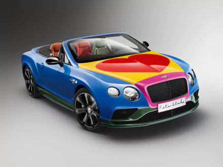  Bentley Continental GT V8 S convertible Pop Art by Peter Blake 2016