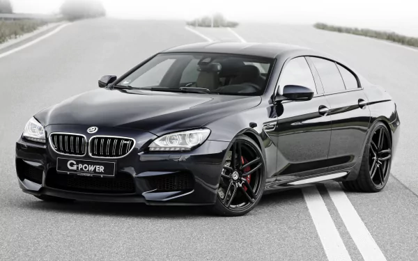 grand tourer black car car BMW vehicle BMW 6 Series HD Desktop Wallpaper | Background Image