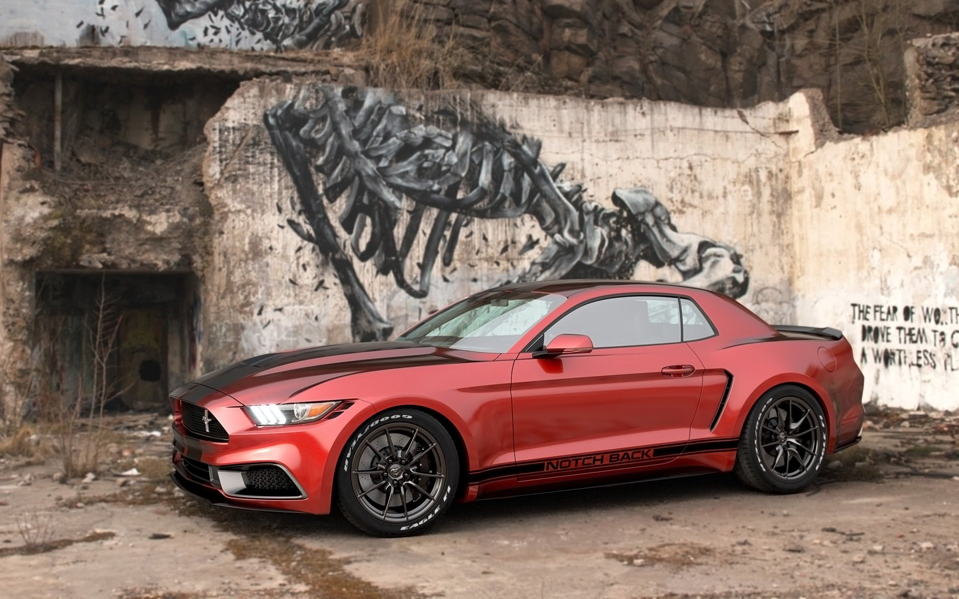 Download Muscle Car Ford Car Ford Mustang NotchBack Vehicle Ford Mustang HD Wallpaper