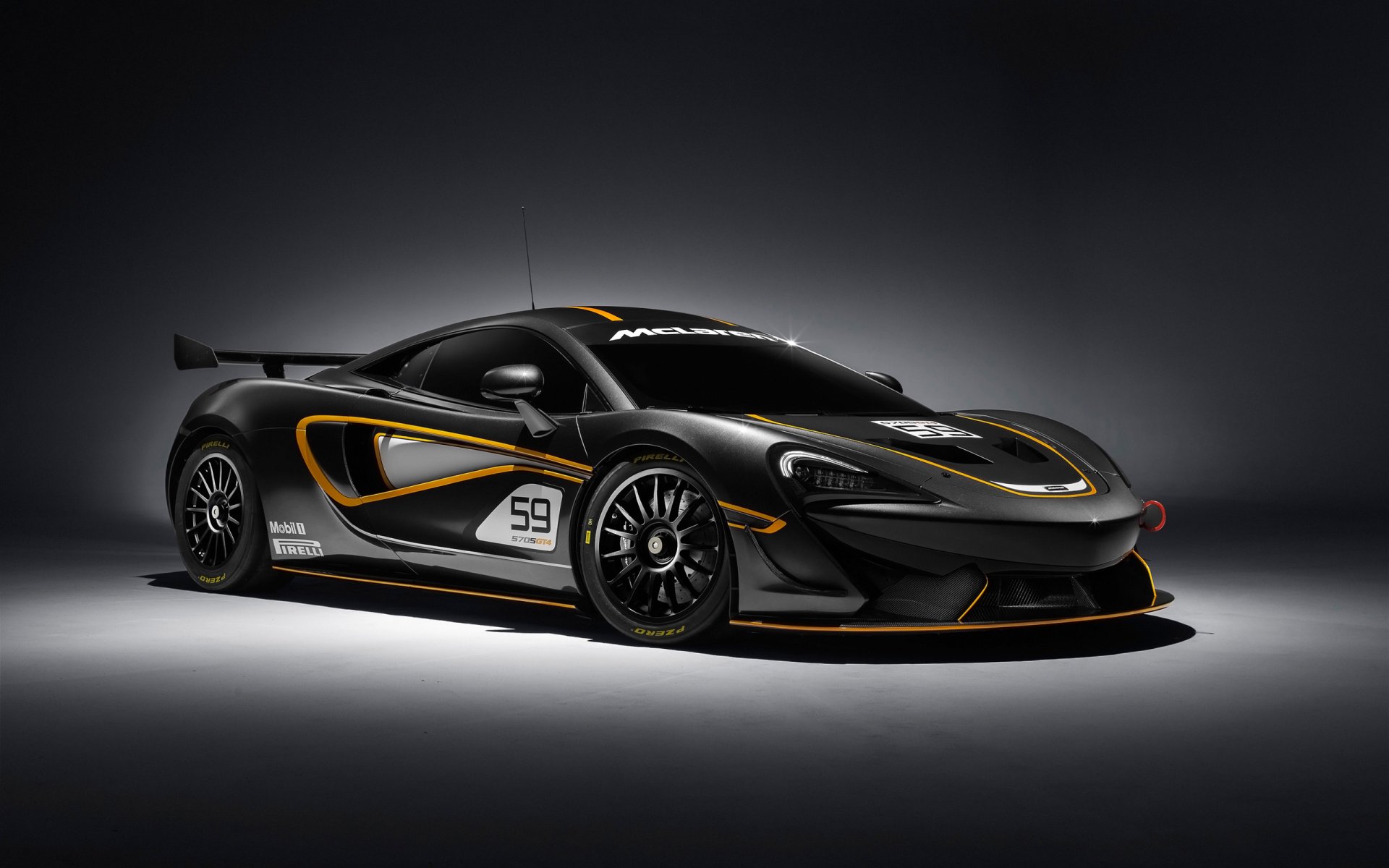 Download Race Car McLaren McLaren 570S Car Supercar Vehicle McLaren 570S GT4 HD Wallpaper