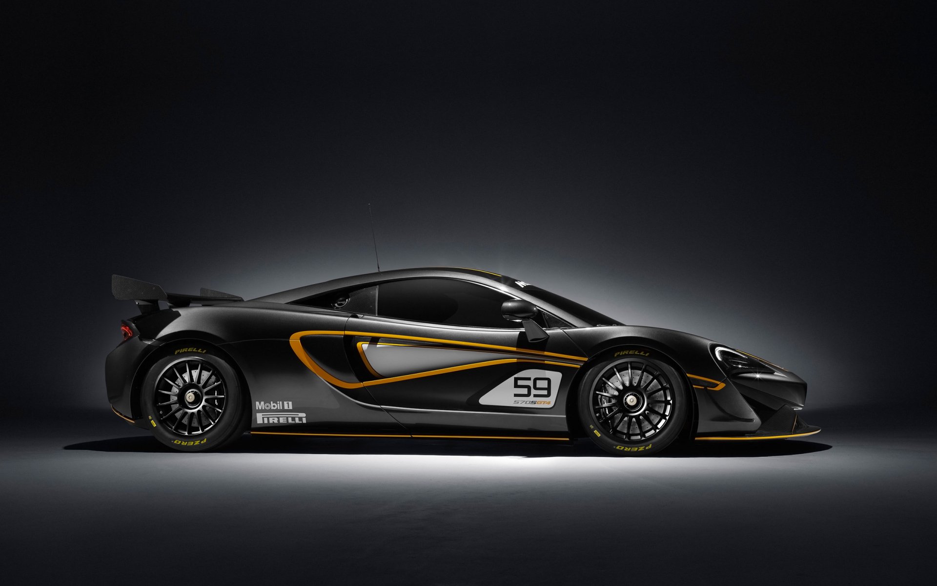 Download Race Car McLaren McLaren 570S Car Supercar Vehicle McLaren 570S GT4 HD Wallpaper