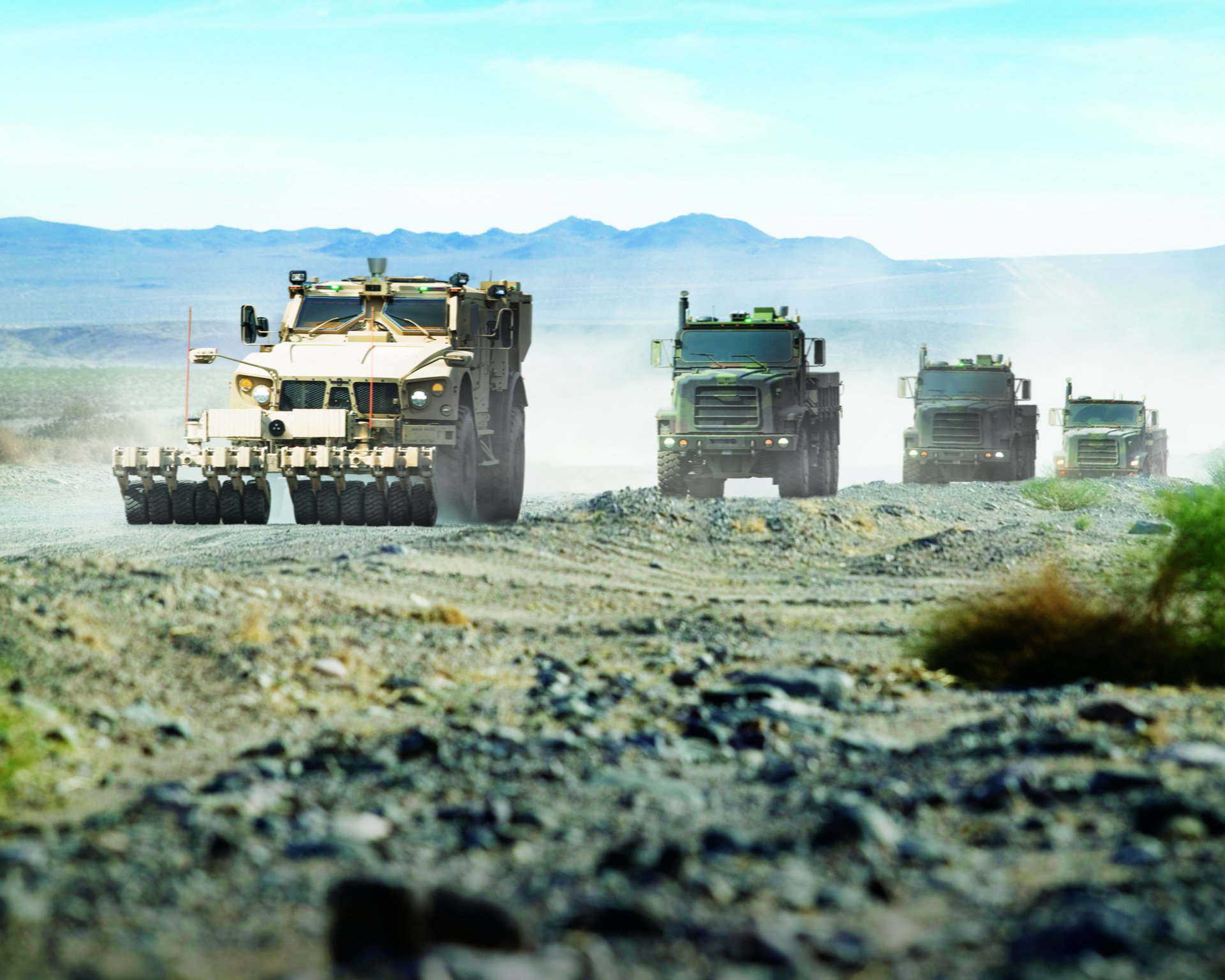 Download Unmanned Ground Vehicle Drone TerraMax Oshkosh Defense Military Unmanned Ground Vehicles HD Wallpaper by Oshkosh Defense