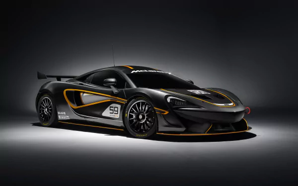 race car McLaren McLaren 570S car supercar vehicle McLaren 570S GT4 HD Desktop Wallpaper | Background Image