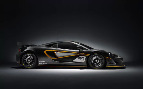 race car McLaren McLaren 570S car supercar vehicle McLaren 570S GT4 HD Desktop Wallpaper | Background Image