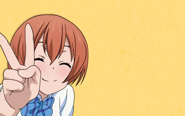 Rin Hoshizora Anime Love Live! HD Desktop Wallpaper | Background Image