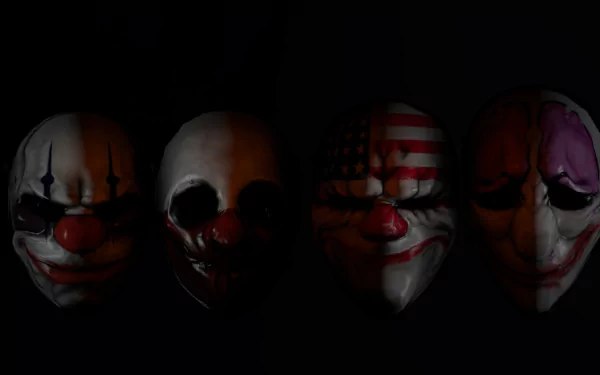 Houston (Payday) Dallas (Payday) Wolf (Payday) Chains (Payday) video game Payday 2 HD Desktop Wallpaper | Background Image