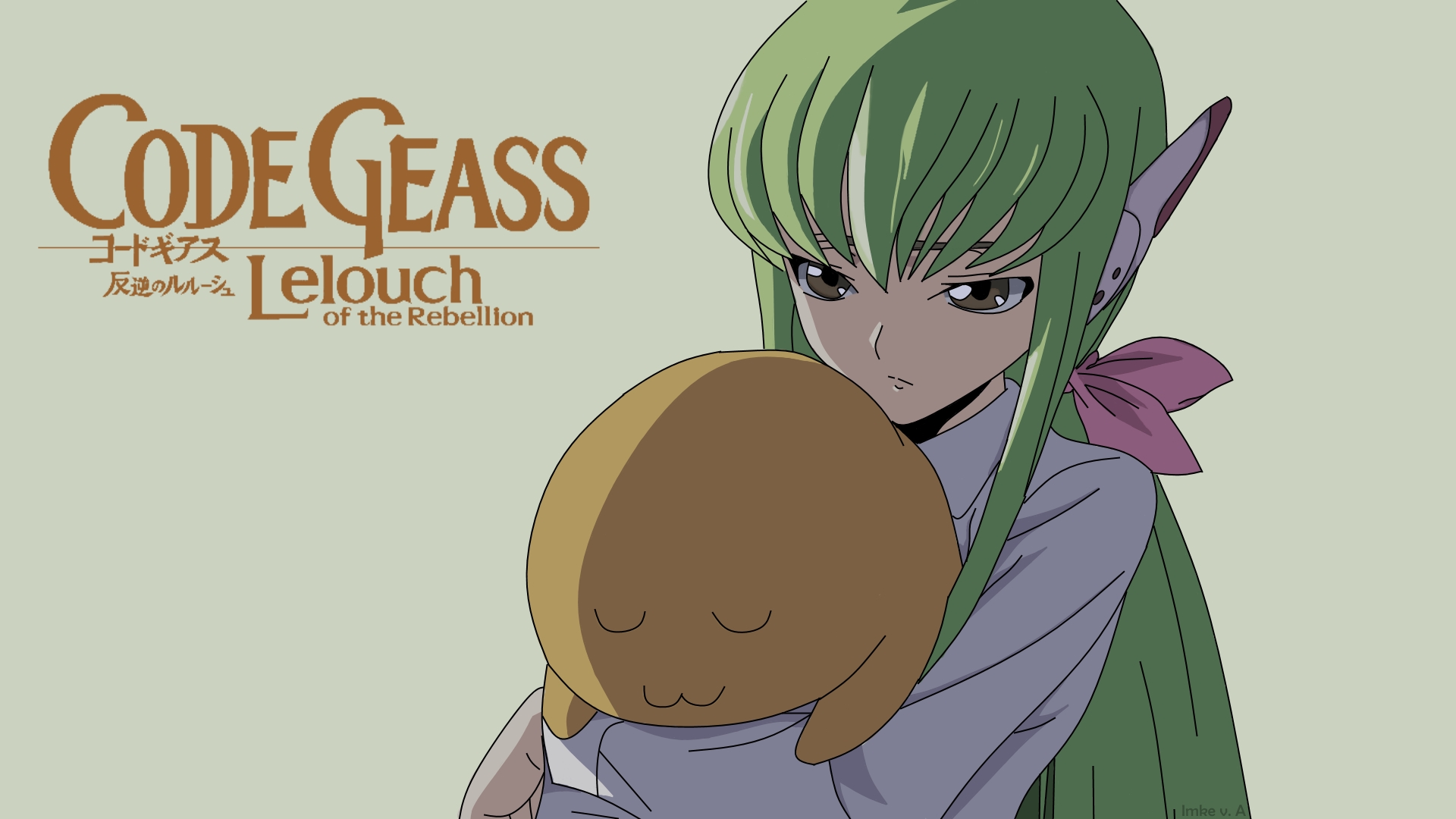 Code Geass HD Wallpaper: Lelouch's Loyal Ally in Anime Style by Imke v. A