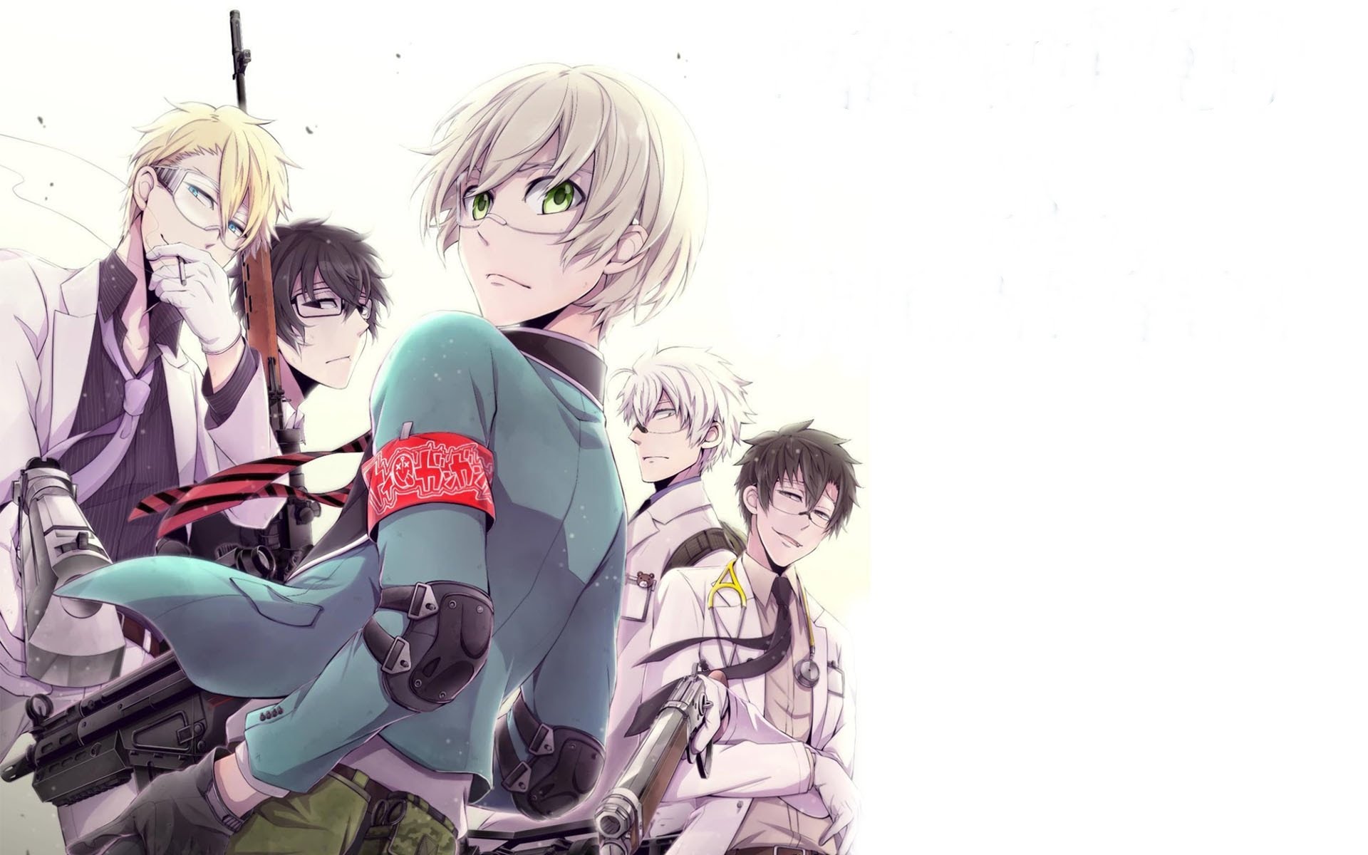 Anime Aoharu × Kikanjū HD Wallpaper | Background Image
