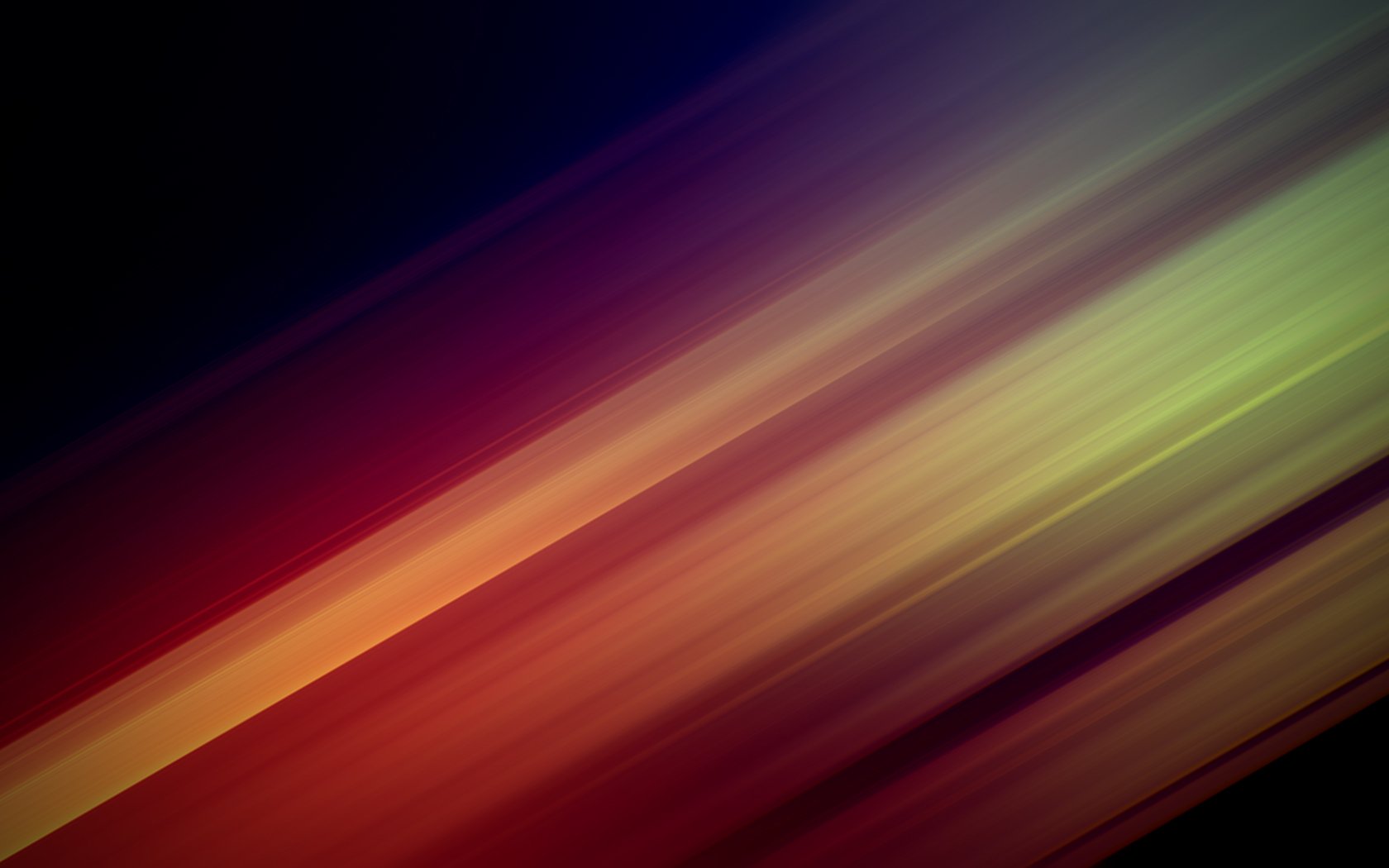 Artistic abstract color streaks: diagonal bands of deep red, orange and green across an HD PC desktop wallpaper background.