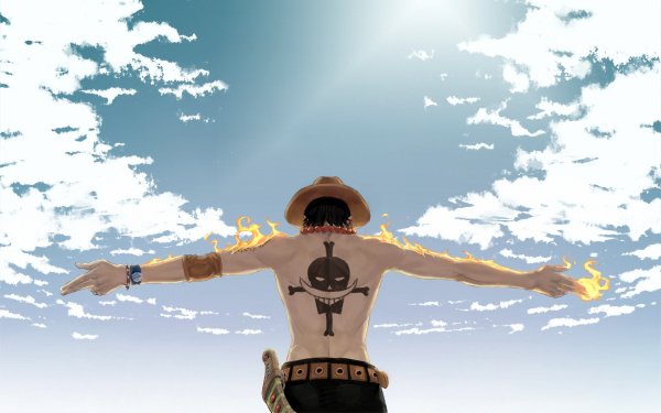Anime One Piece Portgas D. Ace Tattoo HD Wallpaper | Background Image