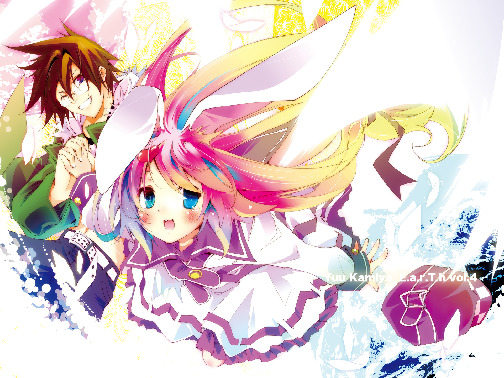 Download Mimi (E.A.R.T.H) Hiroyuki (E.A.R.T.H) Anime Earth HD Wallpaper by Kamiya Yuu