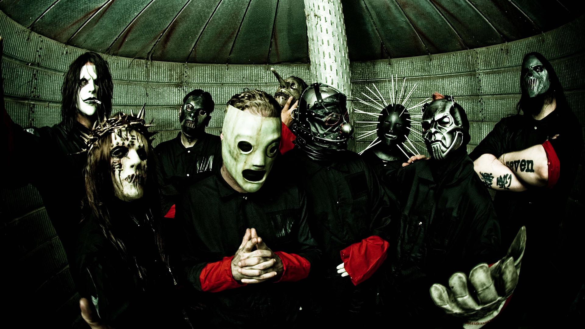 Обои slipknot на рабочий стол 1920x1080