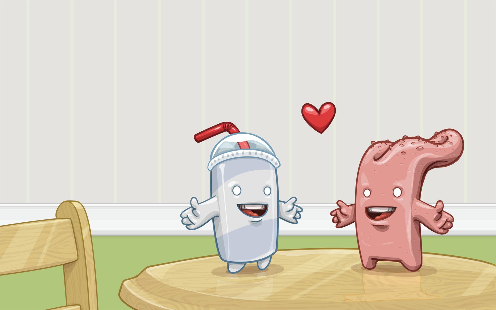 Download Love Tongue Drink TV Show Wallpaper