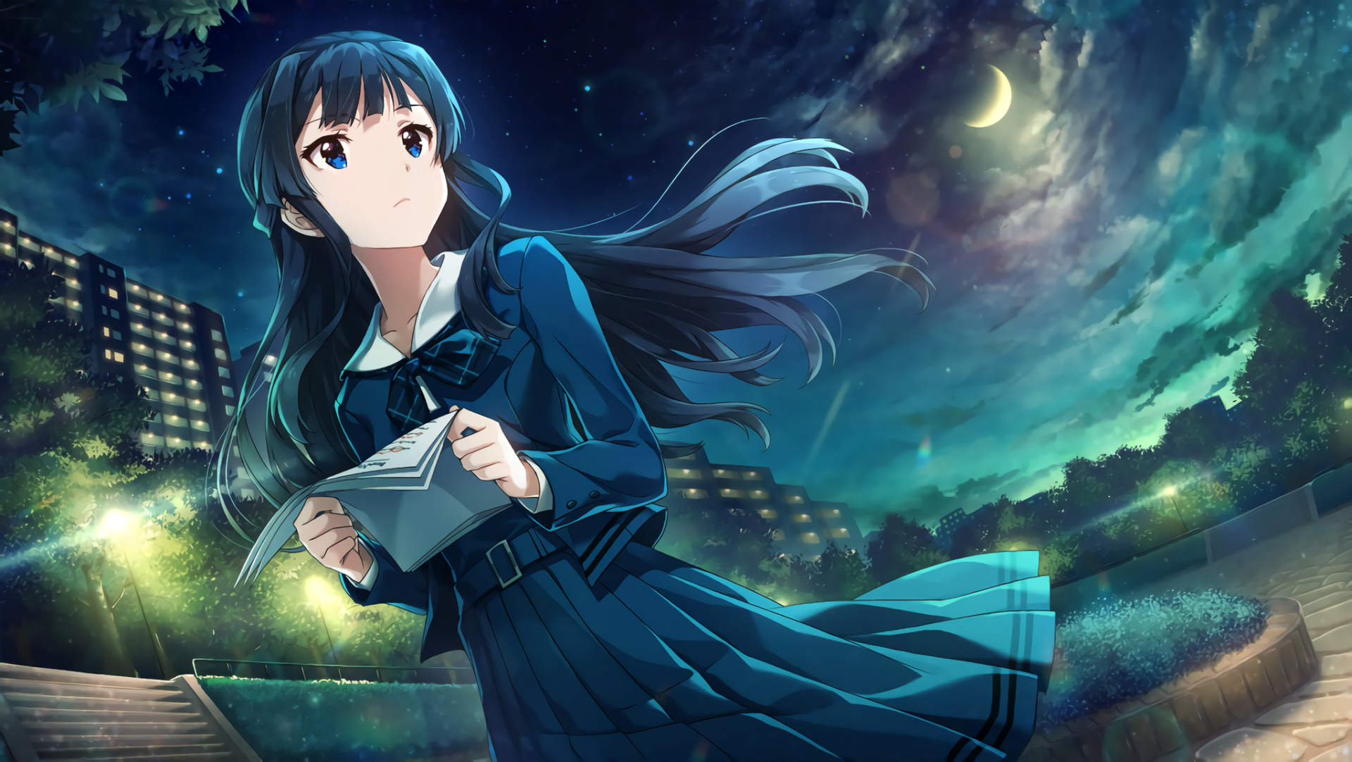 Download Shizuka Mogami Anime THE IDOLM@STER: Million Live! HD Wallpaper