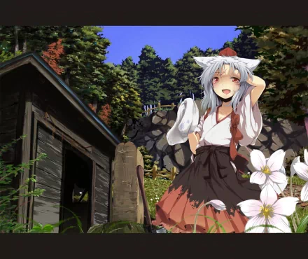 Momiji Inubashiri Anime Touhou HD Desktop Wallpaper | Background Image