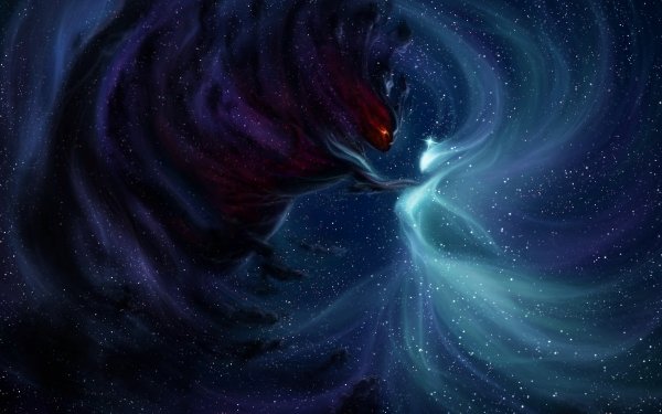Sci Fi Space Stars Nebula Creature HD Wallpaper | Background Image