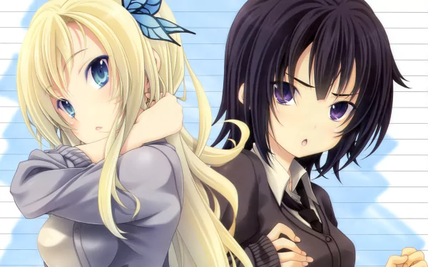 Yozora Mikazuki Sena Kashiwazaki Anime Boku Wa Tomodachi Ga Sukunai HD Desktop Wallpaper | Background Image