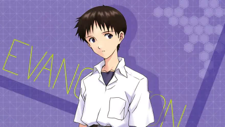 Shinji Ikari Anime Neon Genesis Evangelion HD Desktop Wallpaper | Background Image