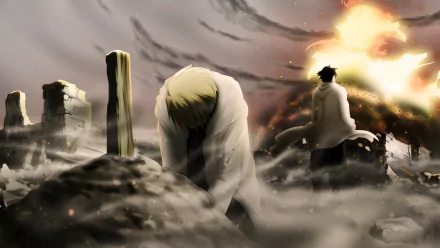 Roy Mustang Riza Hawkeye Anime Fullmetal Alchemist HD Desktop Wallpaper | Background Image